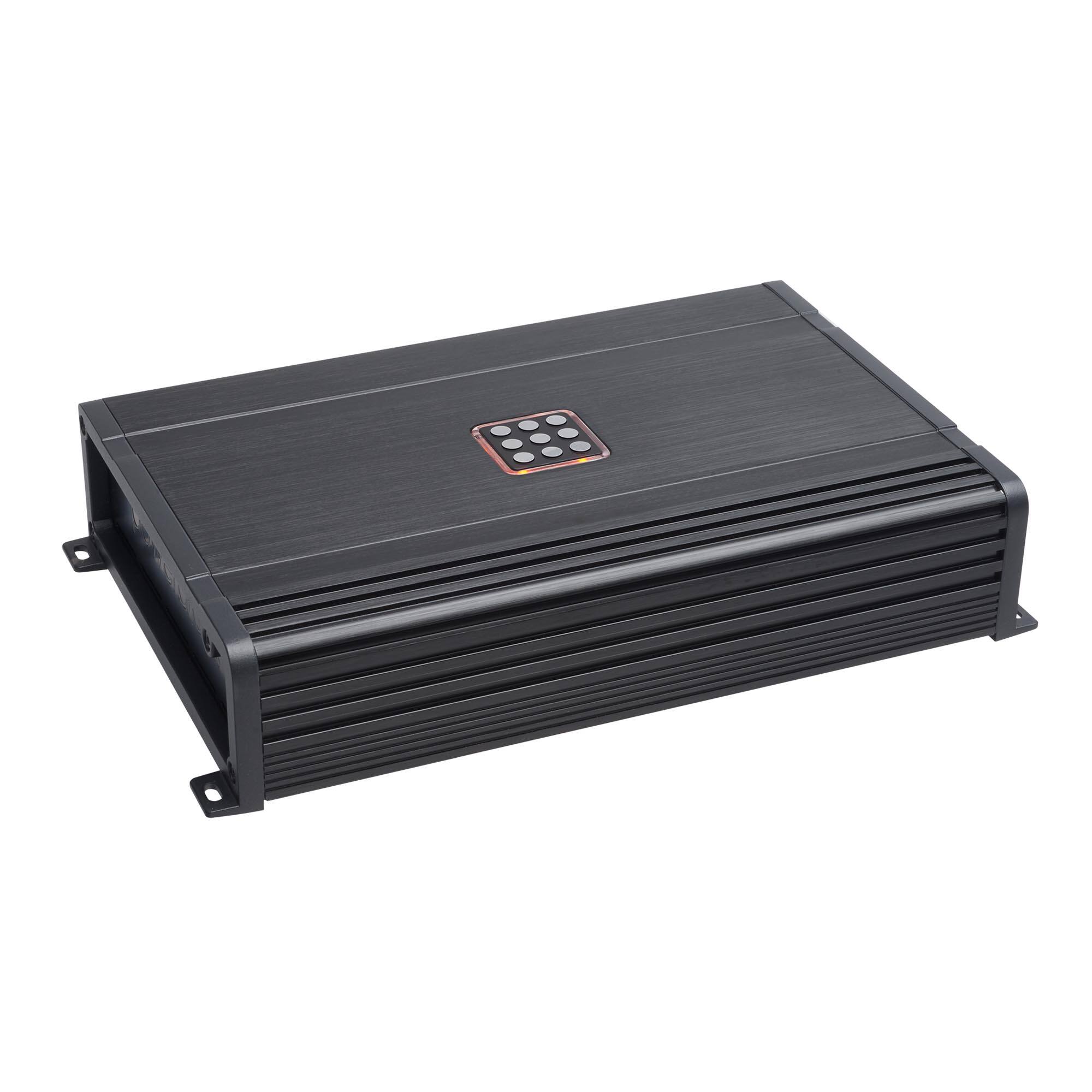Front. Powerbass - PowerBass PBX-800.1D - Mono Class D 600W x 1 (2 ohm), 800W x 1 (1 ohm) Amplifier - Black/Gray.