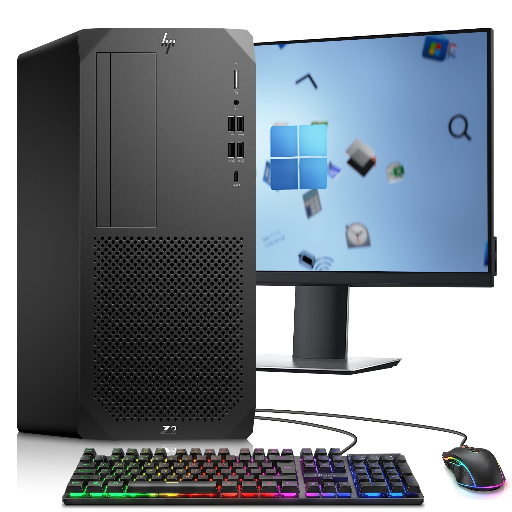 Refurbished Excellent Bundle HP Z2 G5 Tower Desktop Computer