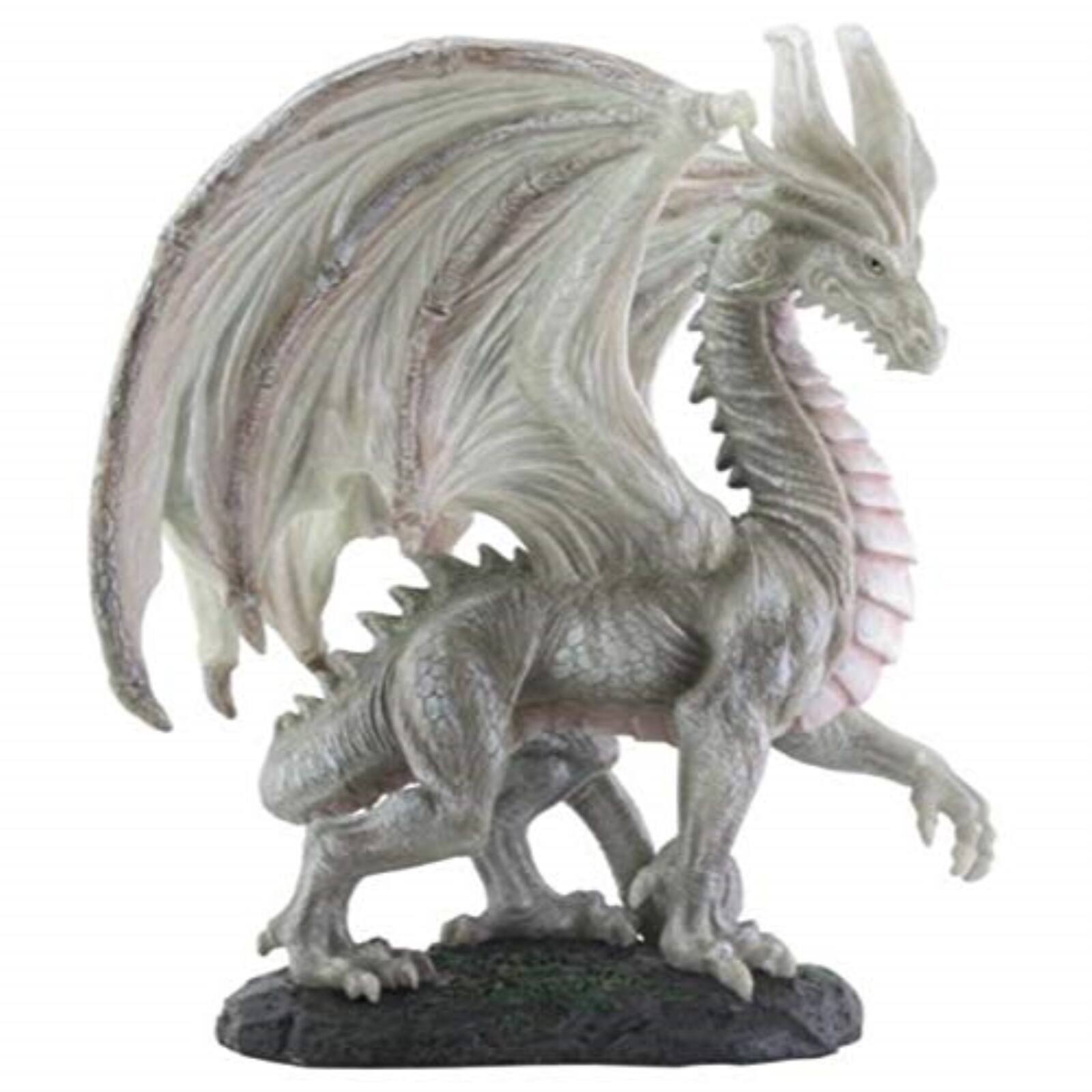 Front. Pacific Trading - Mythical Wise Old Dragon Fantasy Figurine 8 inch.