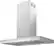 Angle. Zephyr - Roma 42 in. 600 CFM Island Mount Range Hood with LED Light - Stainless Steel.