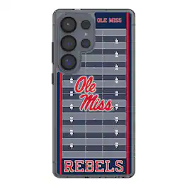 Keyscaper - NCAA - Ole Miss Rebels Field Galaxy Clear Case - S24 - Multicolor