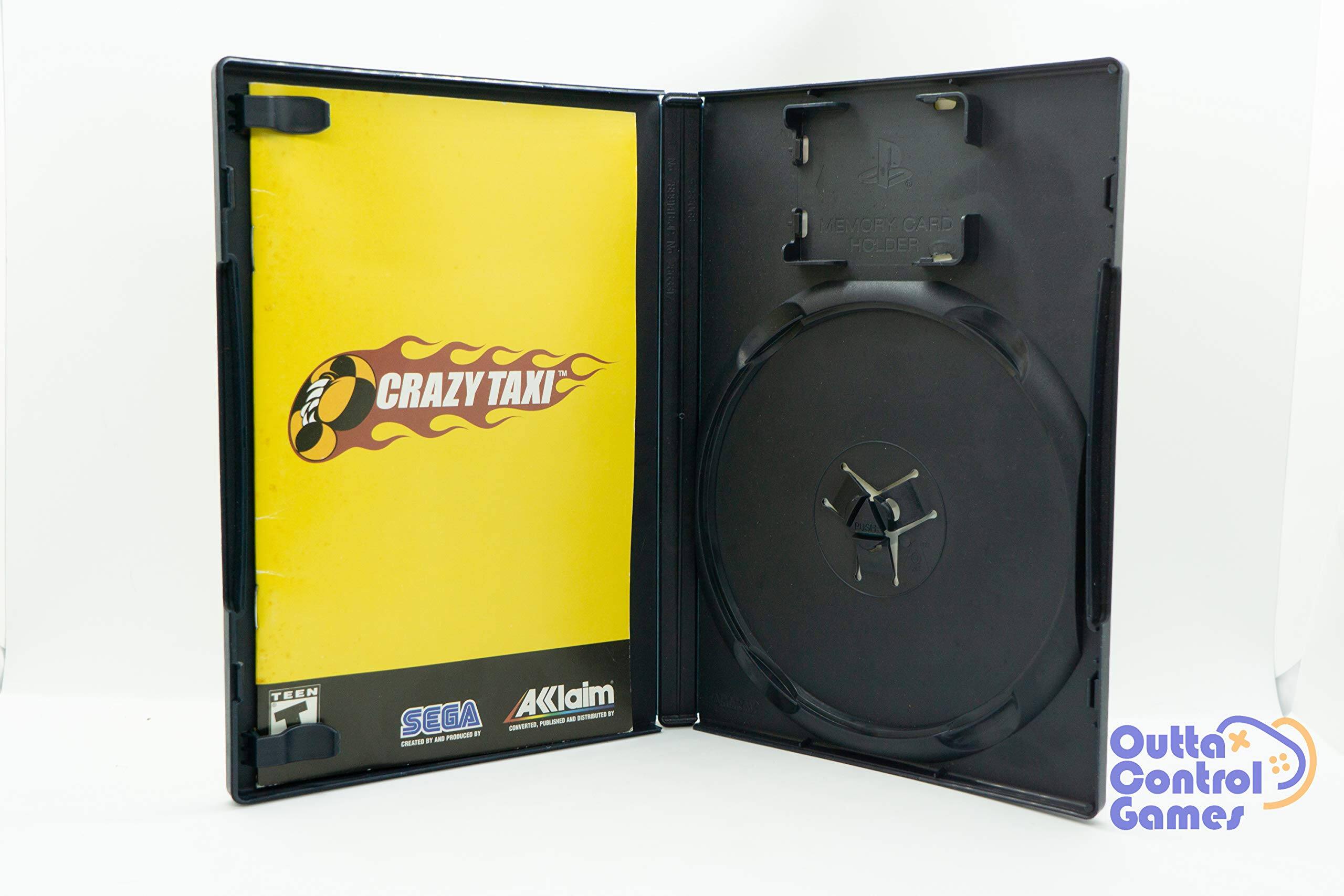 MEMORY CARD HOLDER

CRAZY TAXI™

TEEN

SEGA
CREATED BY AND
PRODUCED BY

AKlaim
CONVERTER, PUBLISHER AND DISTRIBUTED BY

Outta Control Games