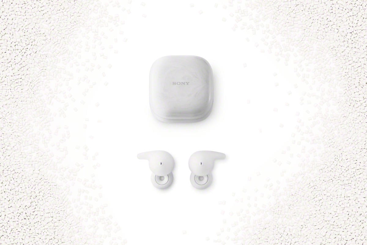 Alt View 23. Sony - LinkBuds Open True Wireless Earbuds - White.