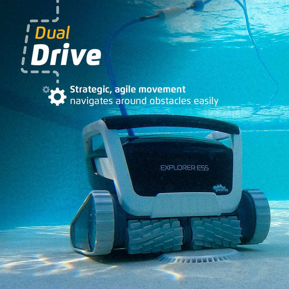 Dual Drive  
Strategic, agile movement navigates around obstacles easily  

EXPLORER ESS  
Dolphin
