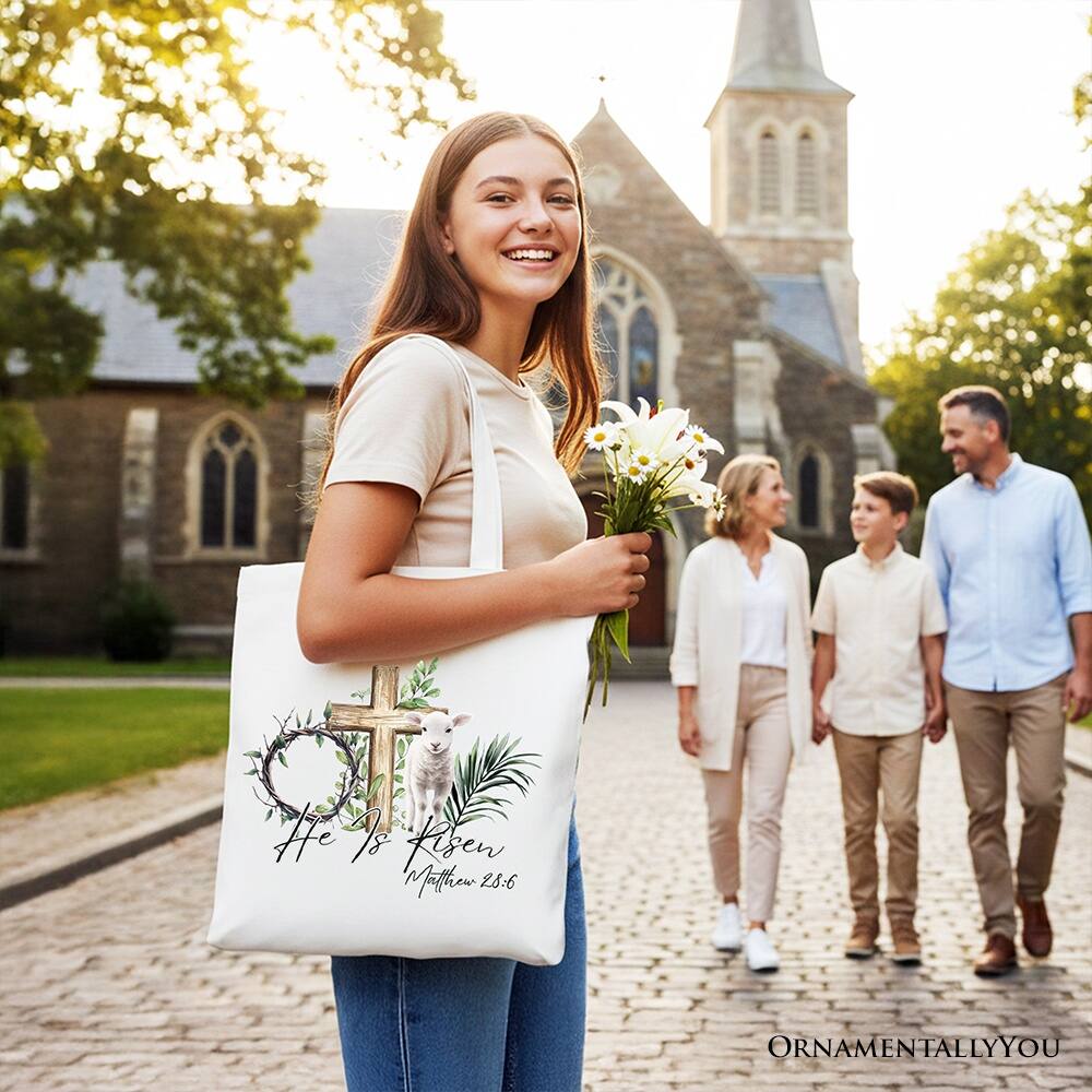 He is Risen  
Matthew 28:6  
ORNAMENTALLY YOU