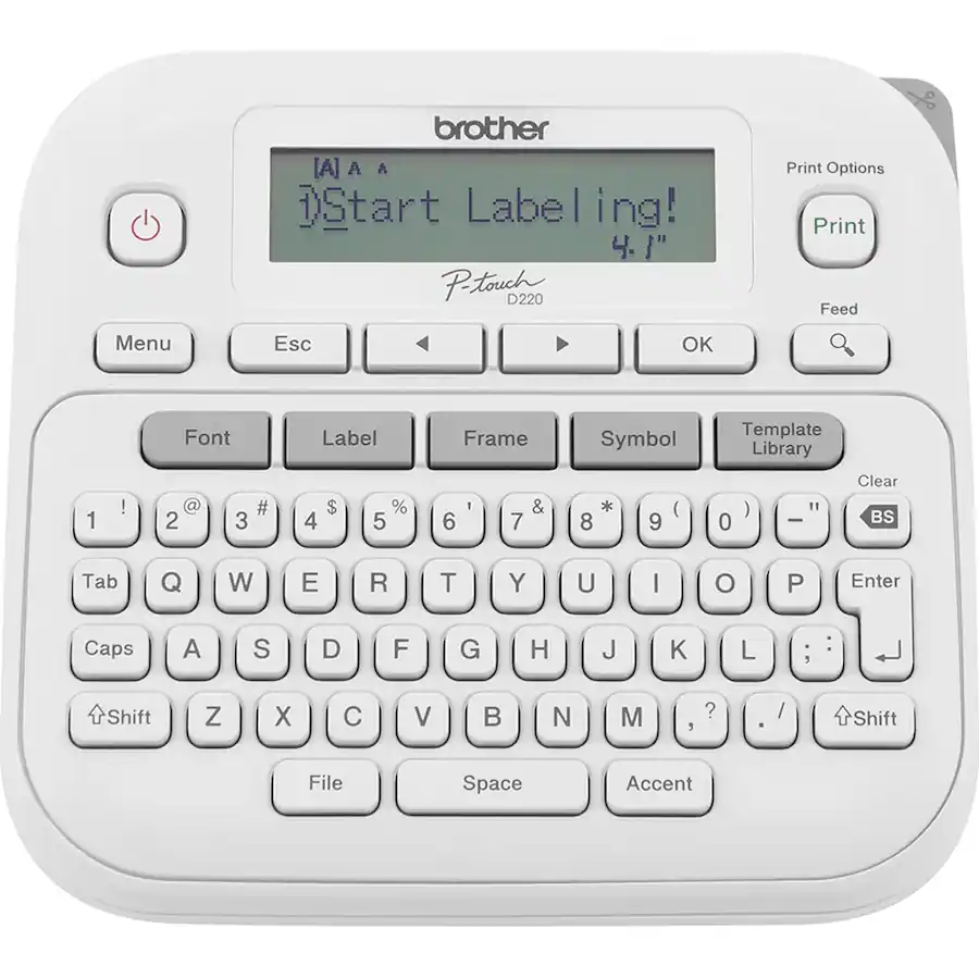 Brother P touch PT D220 Home/Office Everyday Label Maker + CCD220 ...