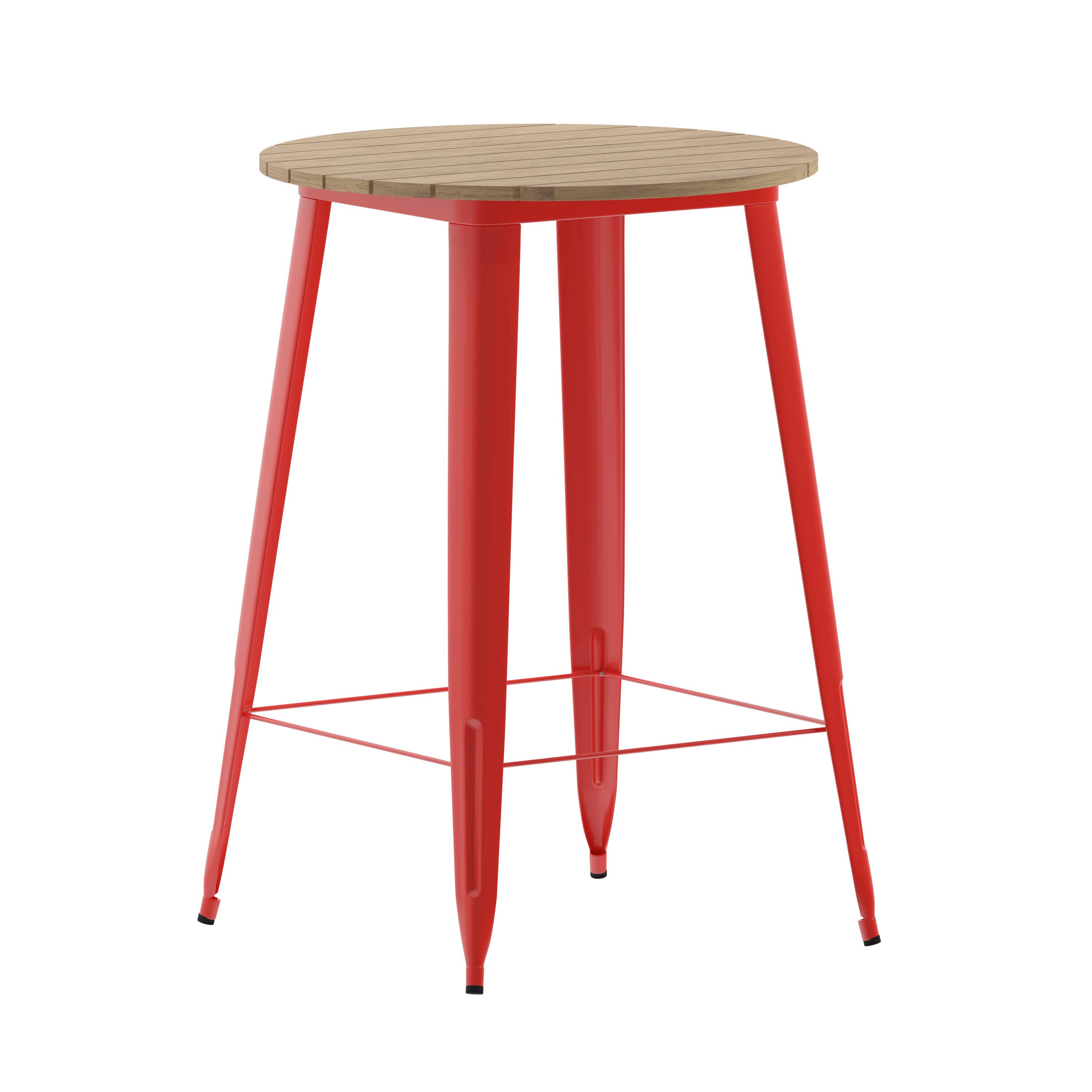 Brown Top/Red Frame