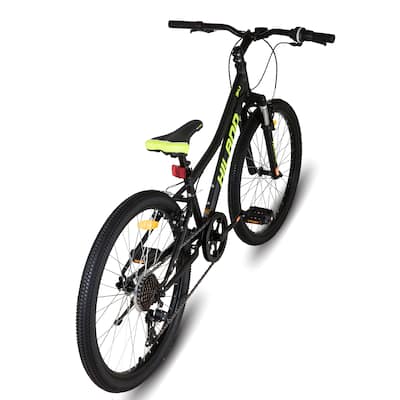 HILAND 24 Inch Mountain Bike for Boy Girl with Suspension Fork, 7 HILAND 24 Inch Mountain Bike for Boy Girl with Suspension Fork, 7