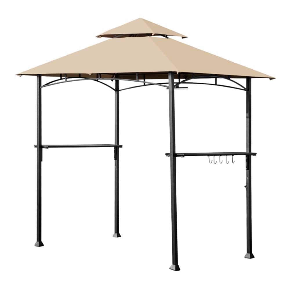 Kadyn - 8’ x 5’ Outdoor Patio Barbecue Grill Gazebo, Outdoor Gazebo Wedding Party Tent Canopy Tent for Outside Party