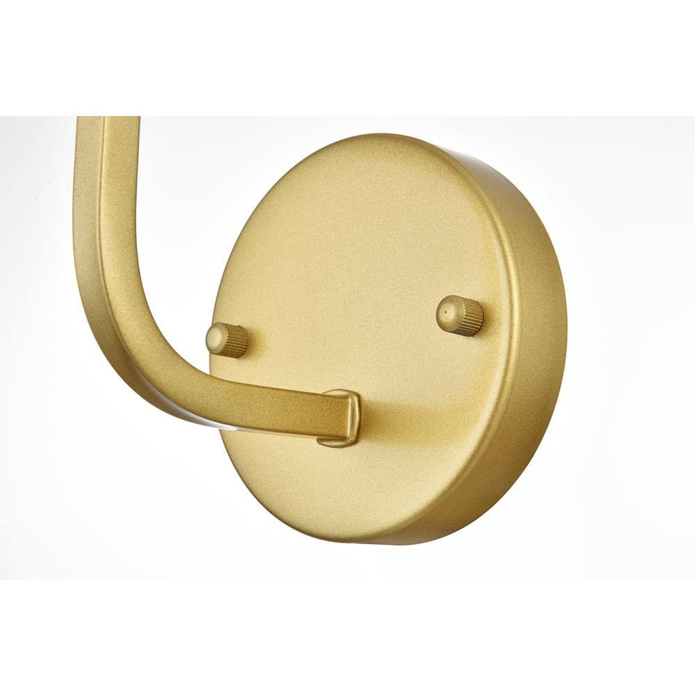 Living District - Colson 1 light Bath Sconce - Brass And Clear price history on PriceWatchPro
