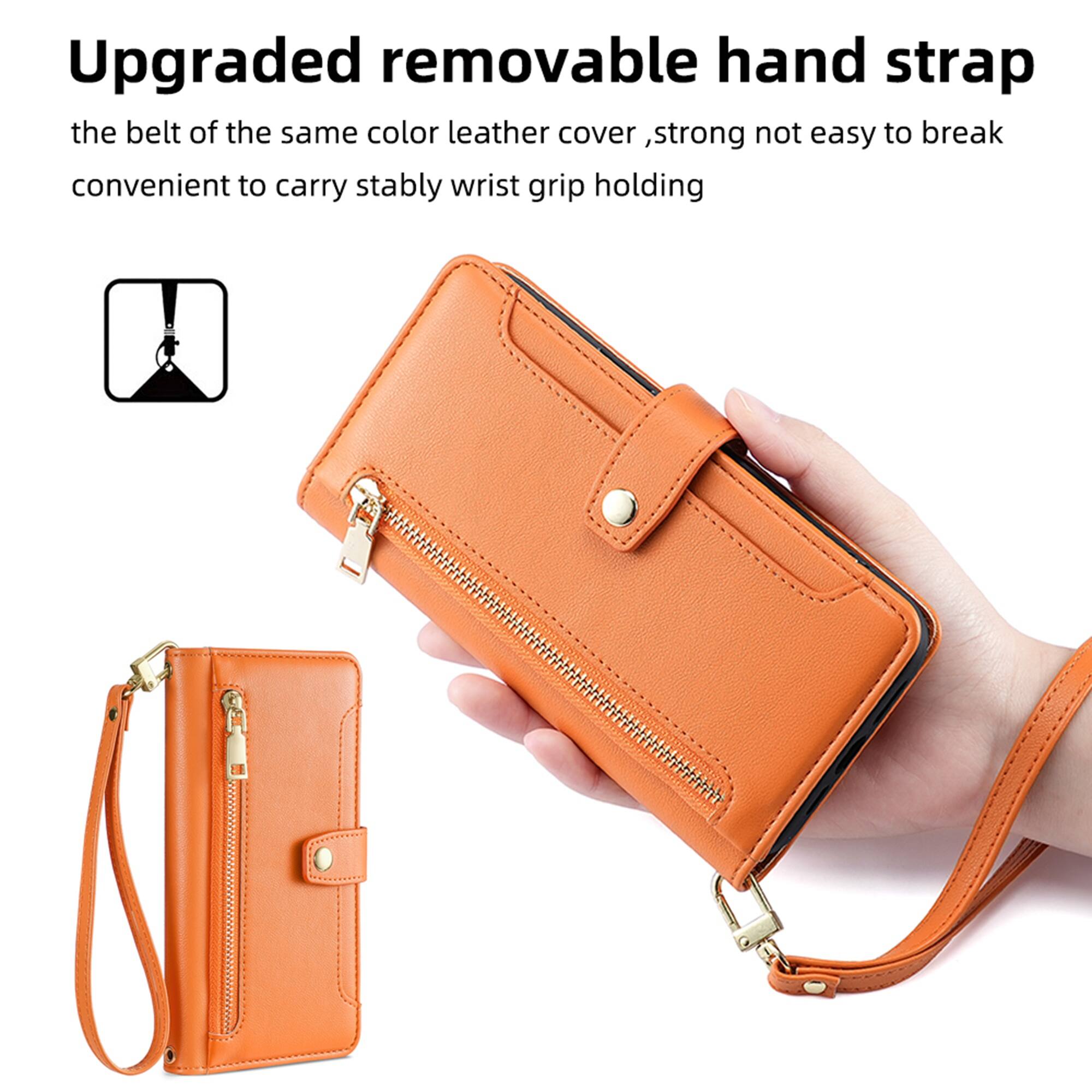 Upgraded removable hand strap  
the belt of the same color leather cover, strong not easy to break  
convenient to carry stably wrist grip holding