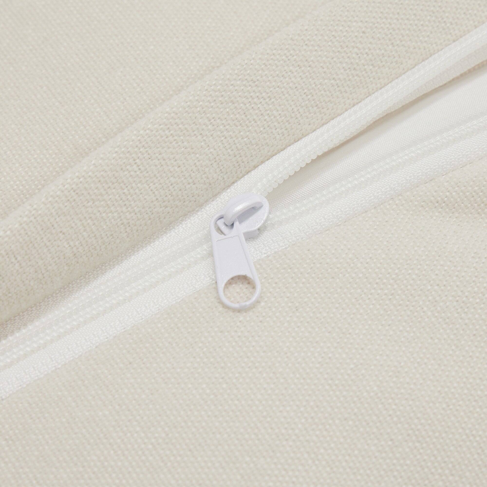 Alt View 10. Boyel Living - Set of 2 Slipcovered Deep Seat Armchairs with Large Cushions - Cream.