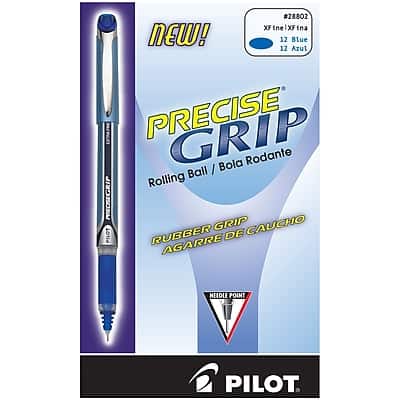 Pilot - Precise Grip Rollerball Pens, Extra Fine Point, Blue Ink, Dozen (28802) price history on PriceWatchPro
