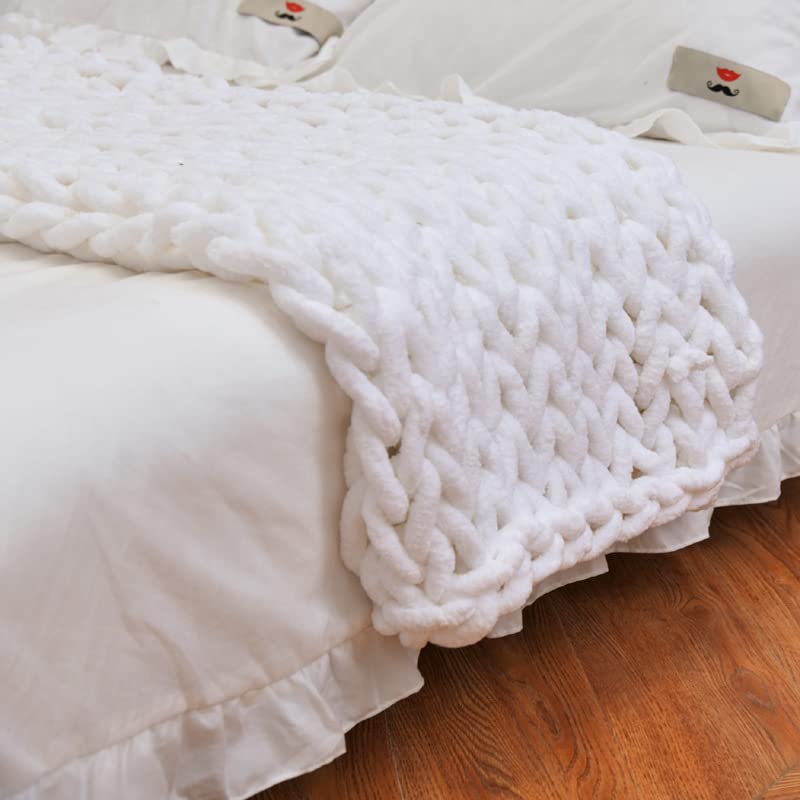 White-40"x40"(Small Size Throw）