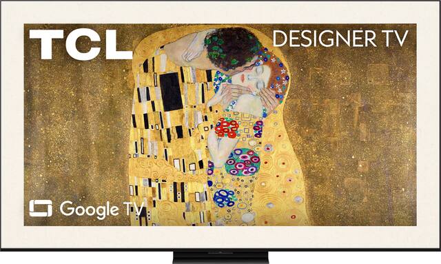 TCL - 85" Class A400U Designer Series 4K UHD HDR QD-Mini LED Smart TV with Google TV, Art Library, and Flush Wall Mount (2026)