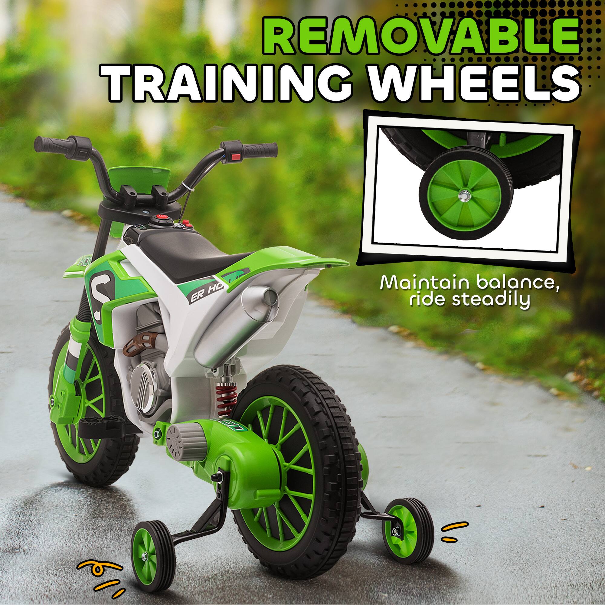 REMOVABLE TRAINING WHEELS

Maintain balance, ride steadily