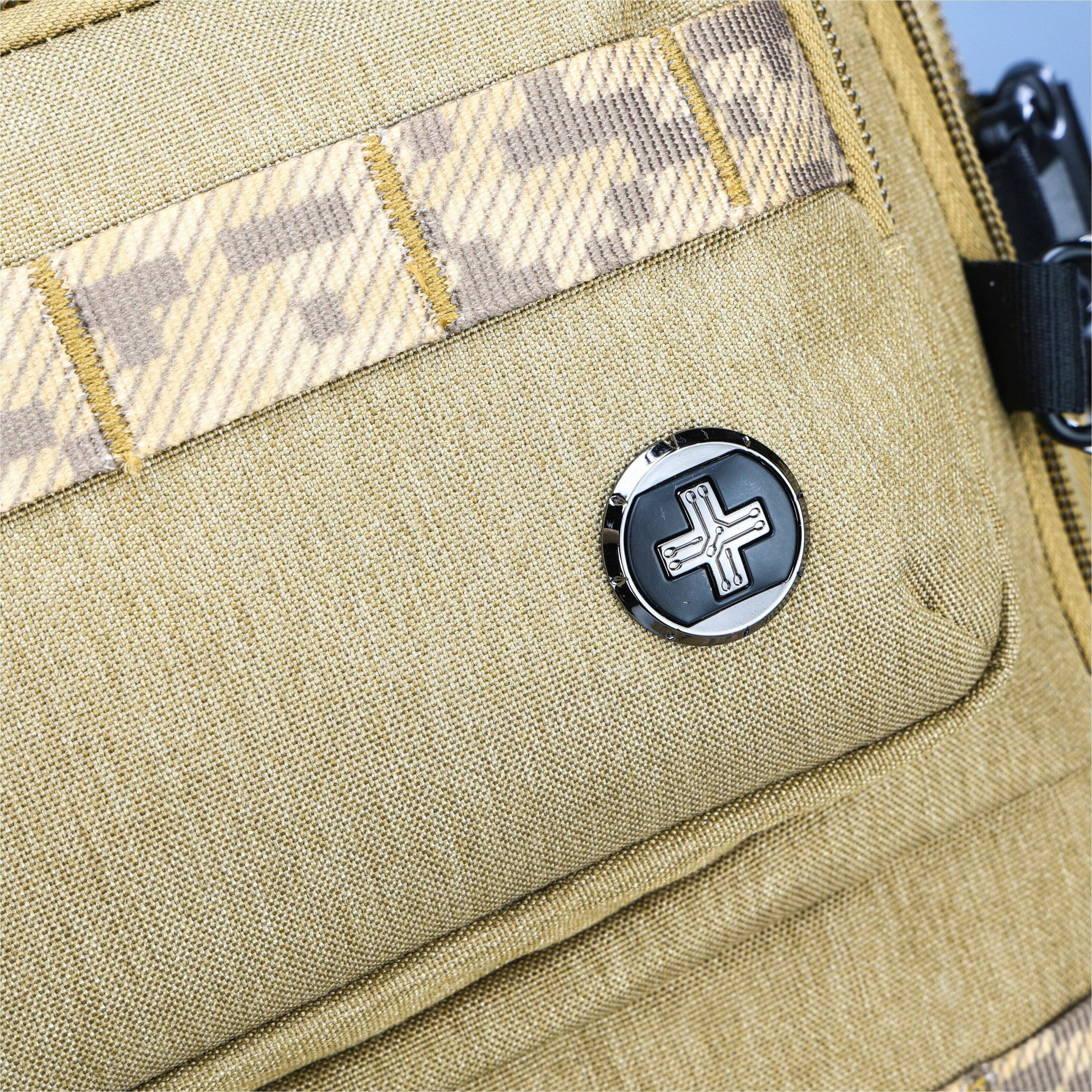 Alt View 28. Swissdigital Design - BERG PRO TSA-Friendly Backpack With USB Charging Port  RFID Protection and Fits Up to 17″ Laptop - Khaki.