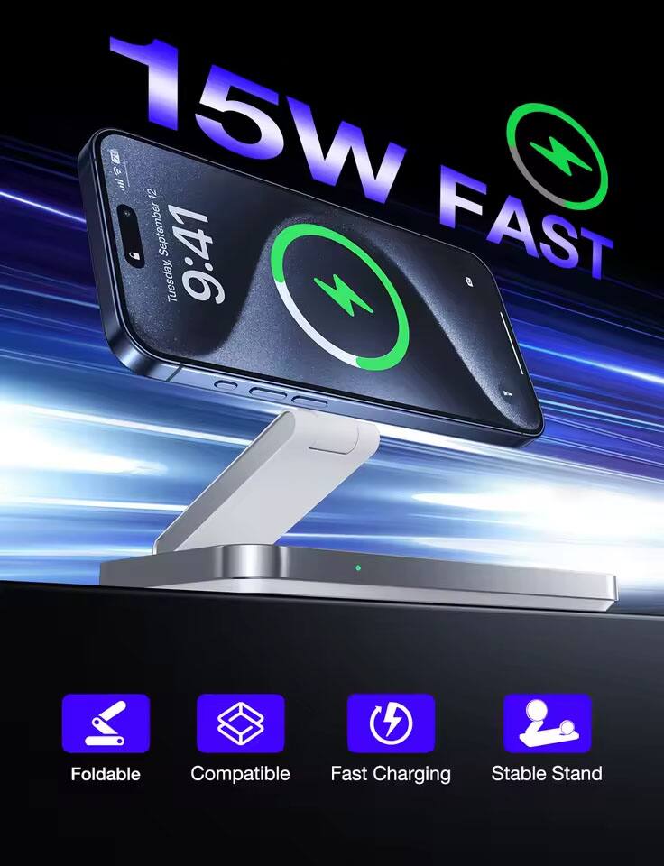 15W FAST

Foldable
Compatible
Fast Charging
Stable Stand