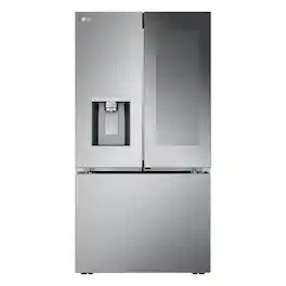LG - Standard-Depth MAX 30.7 Cu. Ft. French Door Smart Refrigerator with InstaView - Stainless Steel