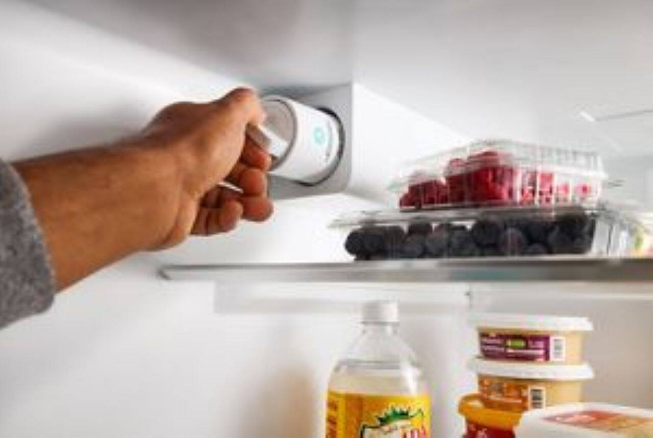 Alt View 6. Whirlpool - 29 Cu. Ft. French Door Refrigerator with Flexible Temperature Drawer - Fingerprint-Resistant Stainless Finish.