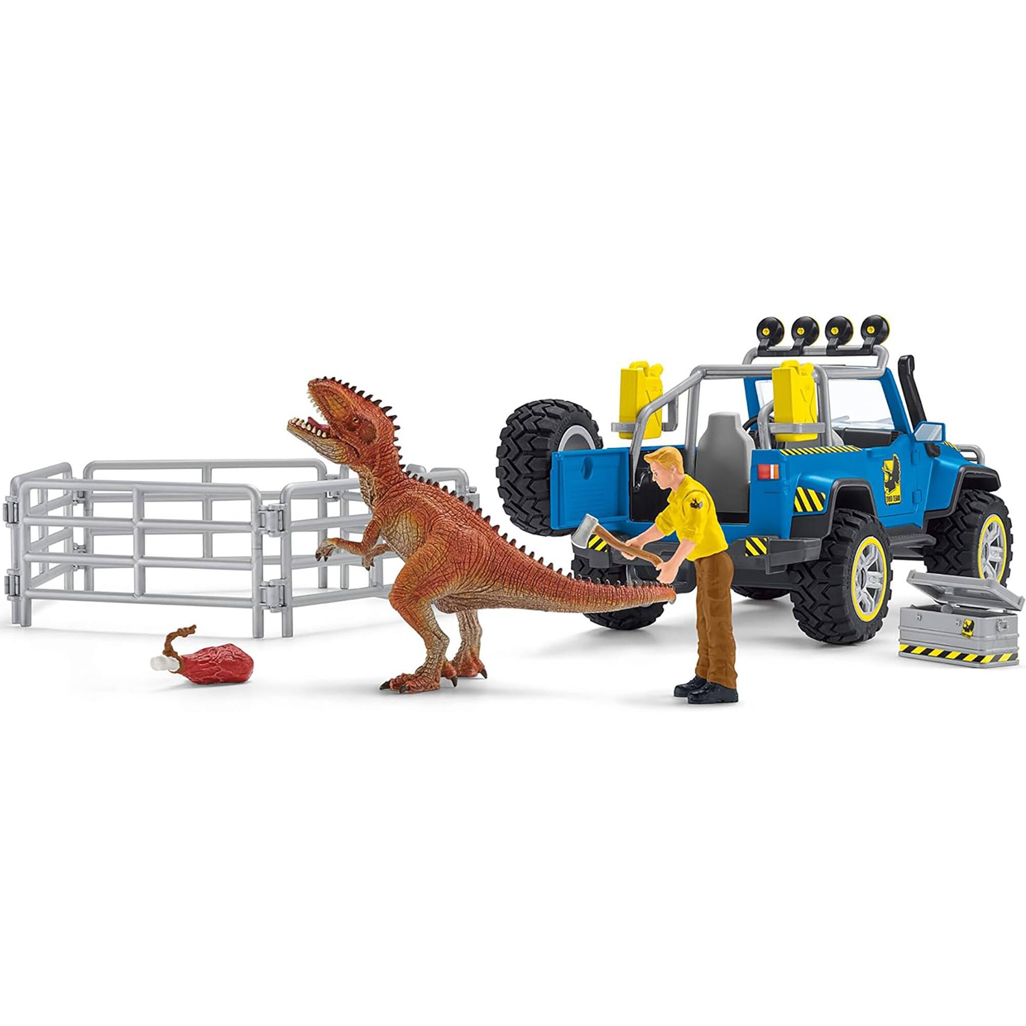 Alt View 1. Schleich - Off-Road Vehicle With Dino Outpost.