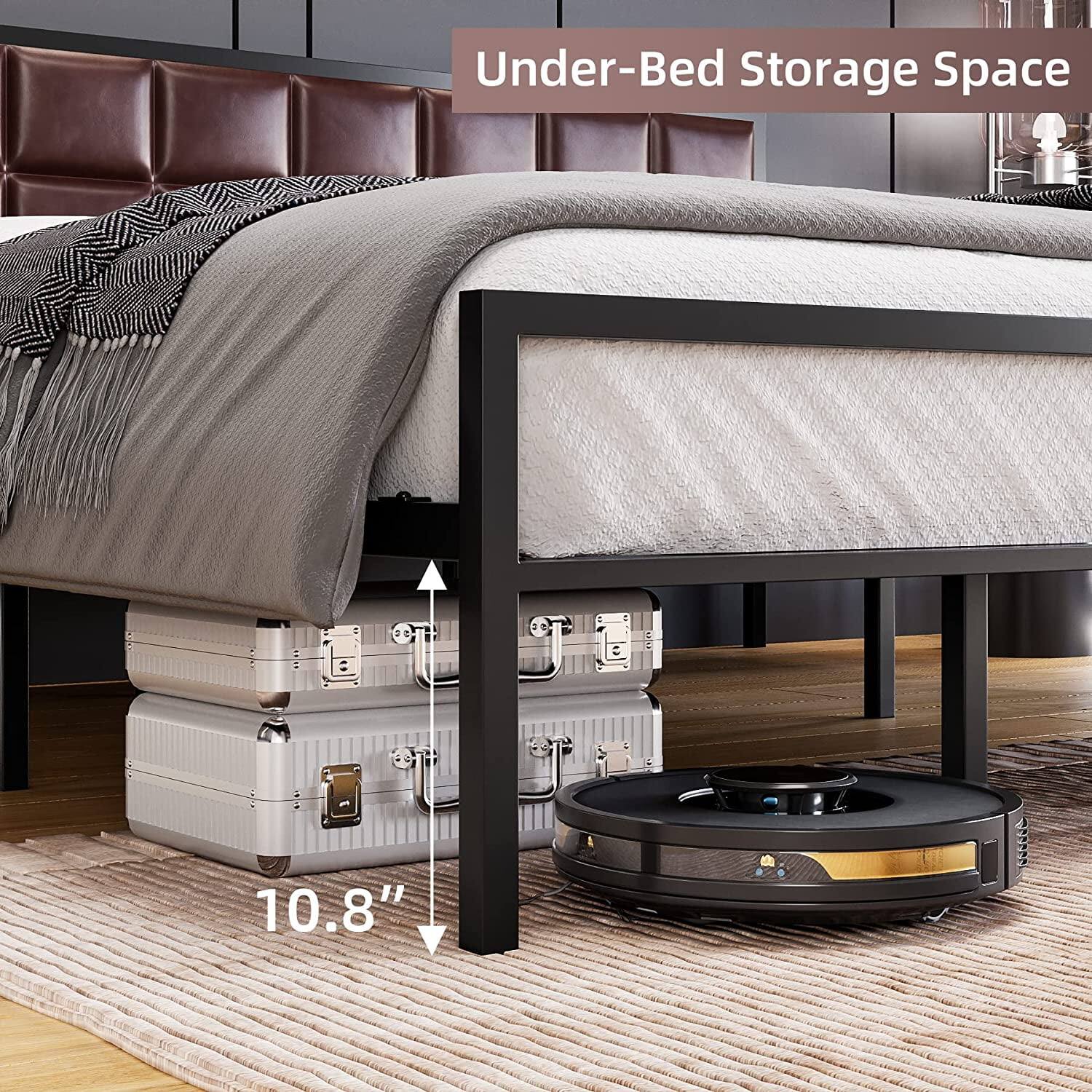 Under-Bed Storage Space  
10.8"
