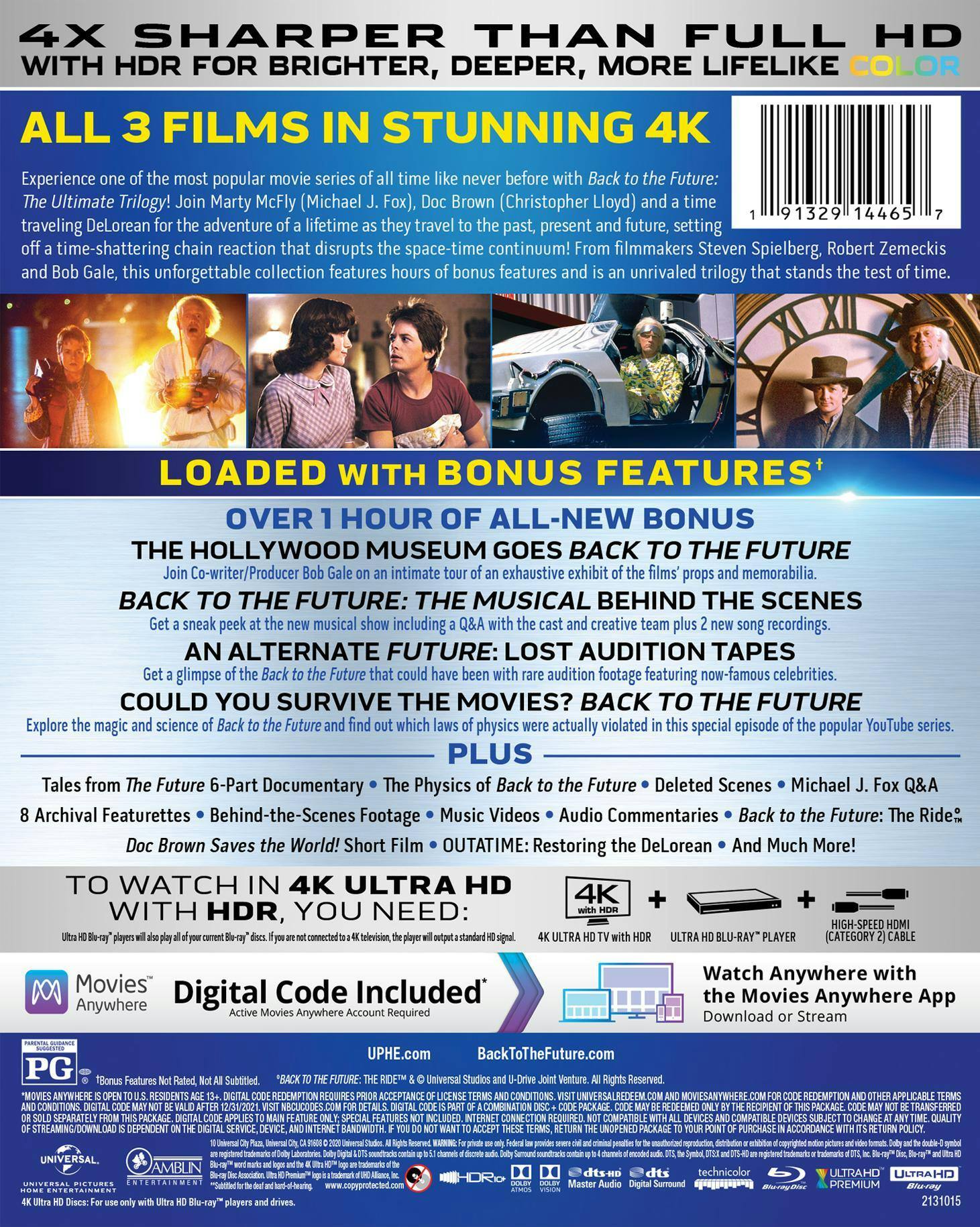 Back. Back to the Future Trilogy (4K Ultra HD Anniversary Edition) [UHD].