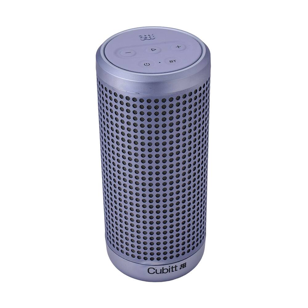 Left. Cubitt - Cubitt Power Plus Gen2 Bluetooth Speaker – Powerful Bass & Crisp Highs, IPX7 Waterproof, 12 H Playtime - Purple.