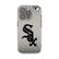 Front. Keyscaper - Chicago White Sox Linen Logo iPhone Clear Case - 16e - Multicolor.