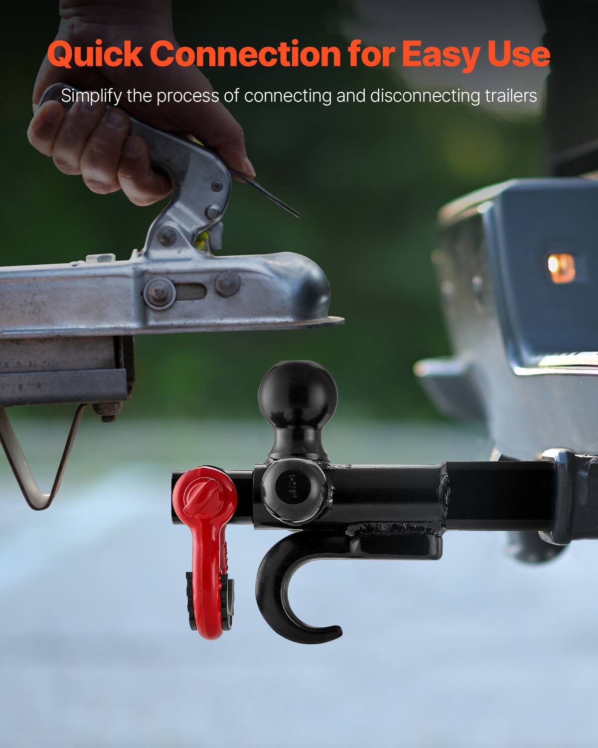Quick Connection for Easy Use  
Simplify the process of connecting and disconnecting trailers