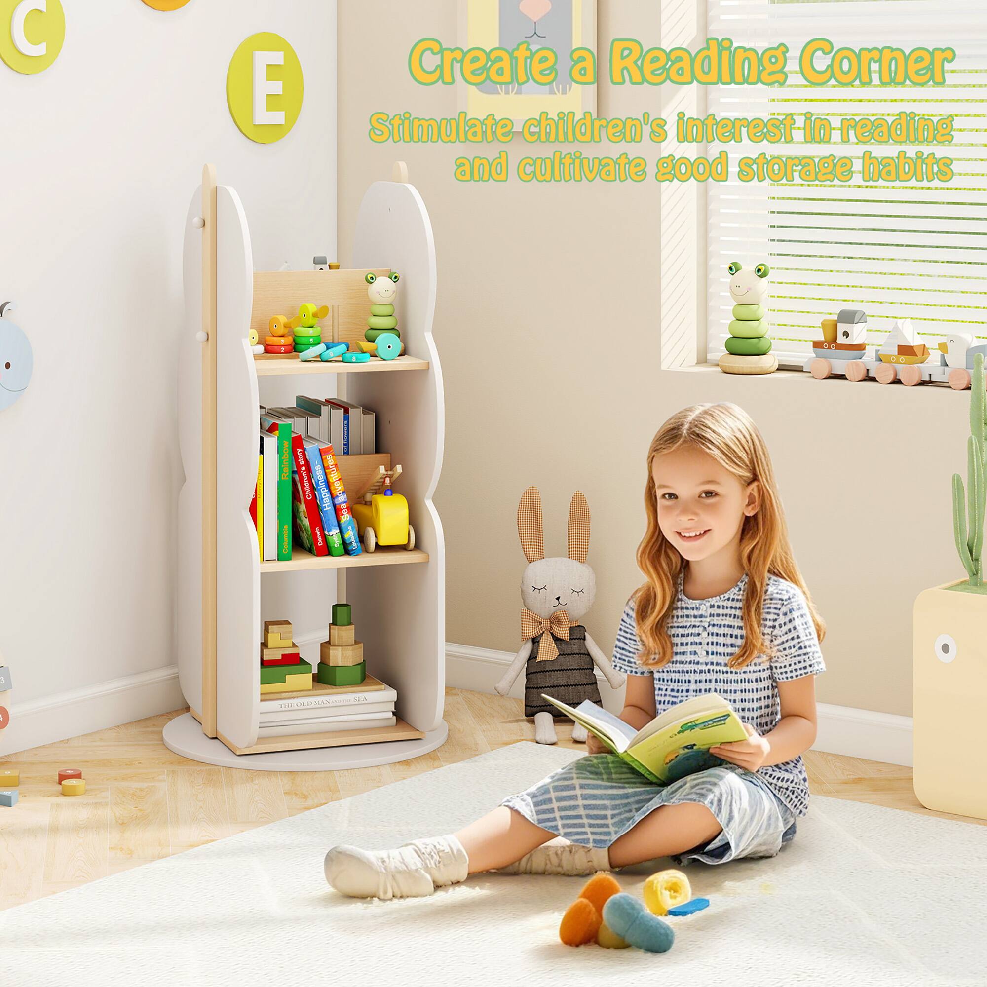 C E Create a Reading Corner Stimulate children's interest in reading and cultivate good storage habits
