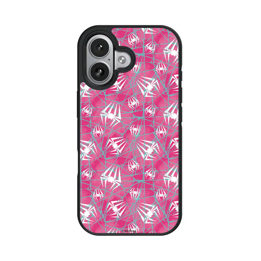 Keyscaper Marvel Pattern Bump Phone Case Apple iPhone 17 Spider Gwen ...