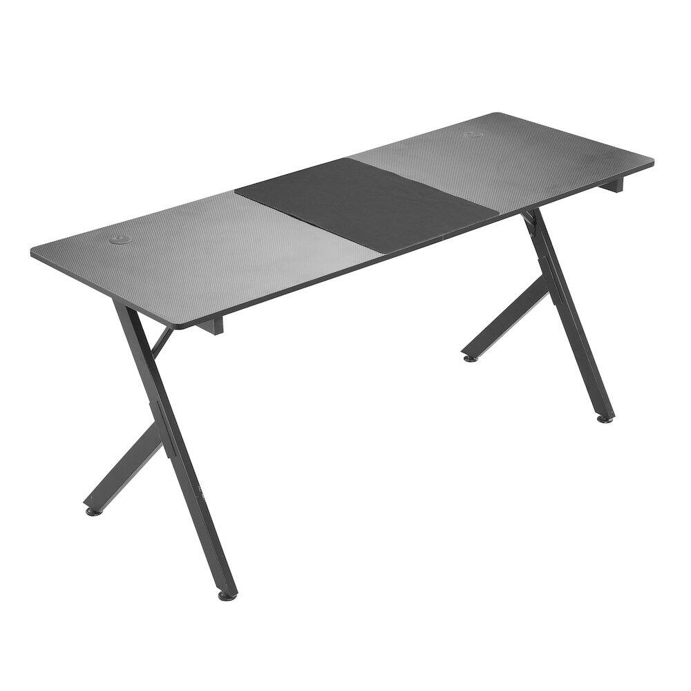 Left. JJS - 63" Carbon Fiber Surface Computer Table - Black.