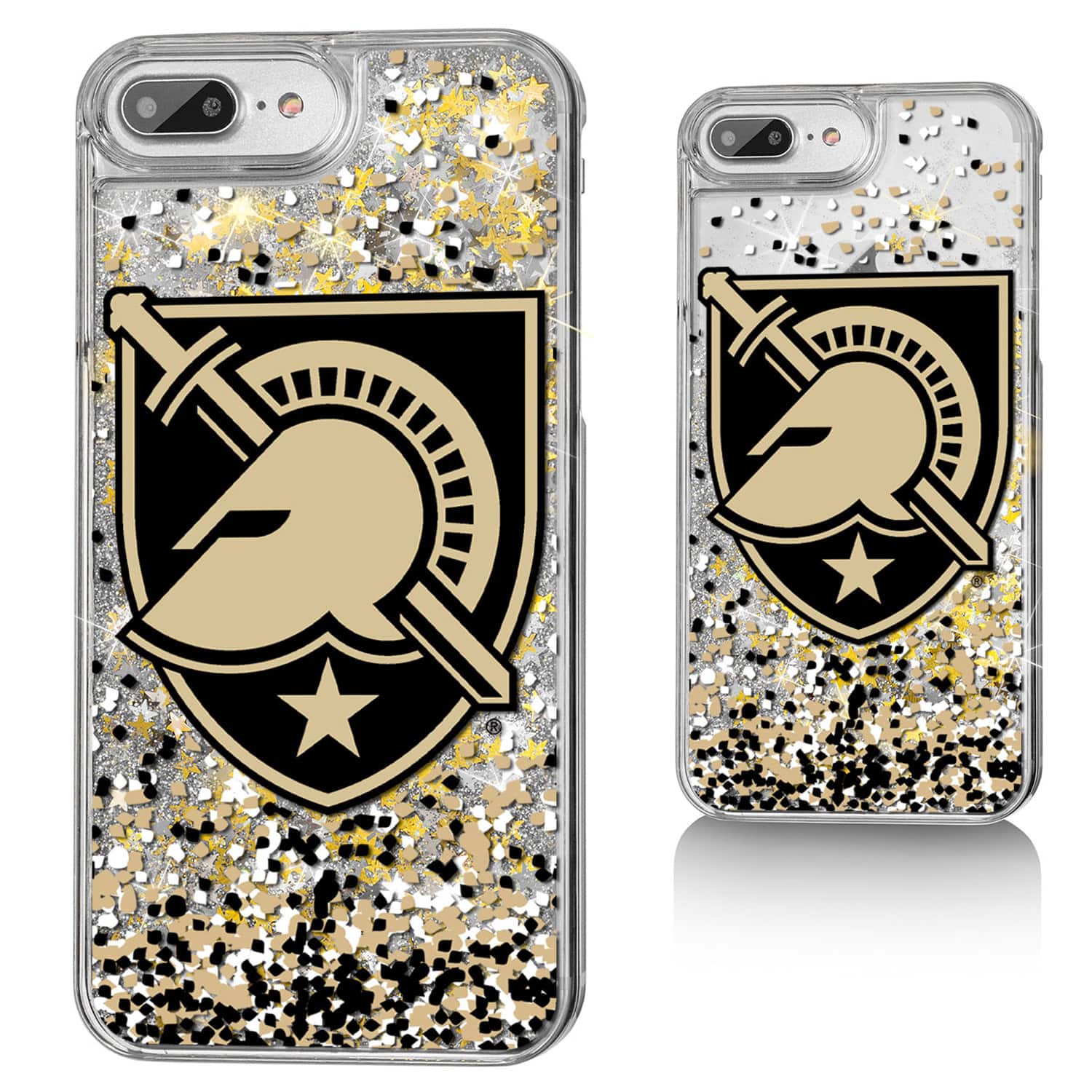 Keyscaper - Army Black Knights iPhone Glitter Confetti Design Case - 14 Pro Max - Multicolor