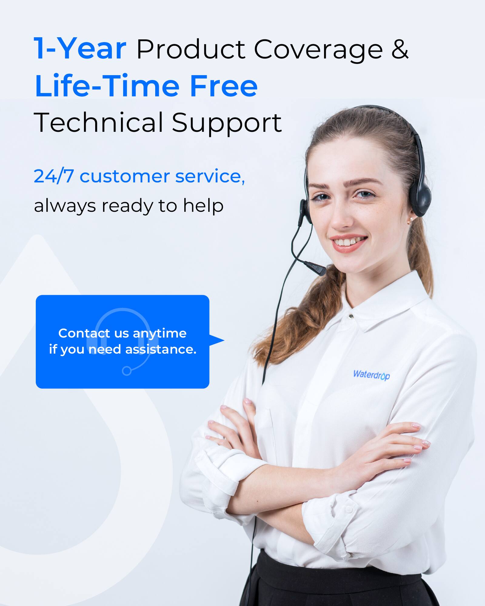 1-Year Product Coverage & Life-Time Free Technical Support

24/7 customer service, always ready to help

Contact us anytime if you need assistance.
