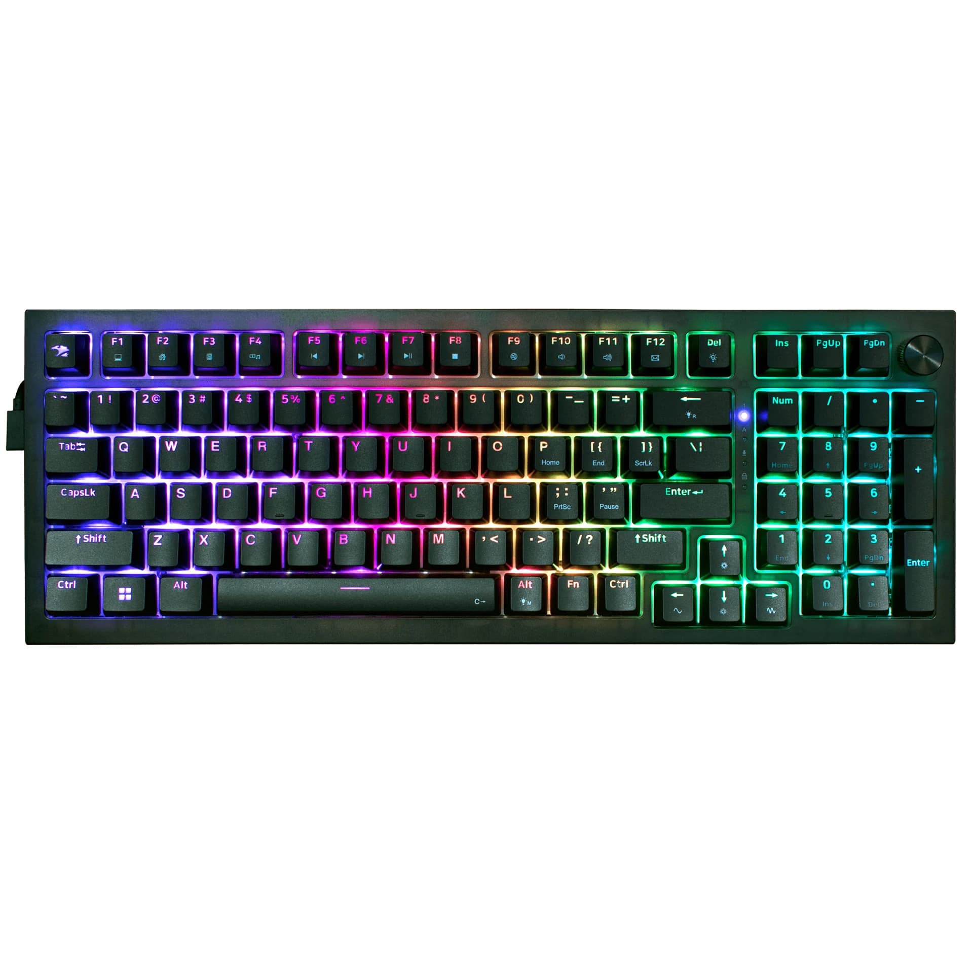 iBUYPOWER - MK9 Pro RGB Mechanical Gaming Keyboard - Linear Switches - Black