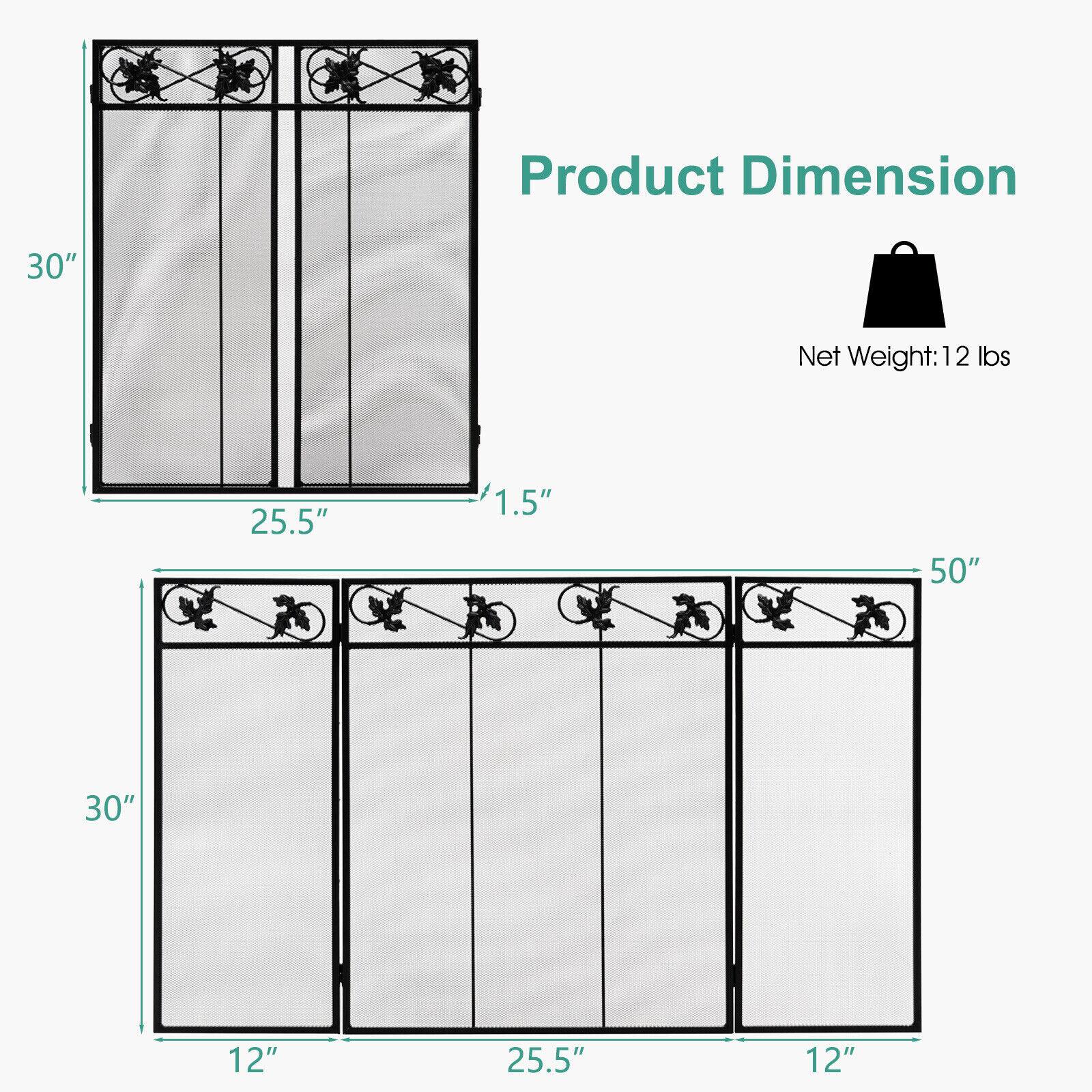 Product Dimension

30"

25.5"

1.5"

50"

30"

12"

25.5"

12"

Net Weight: 12 lbs