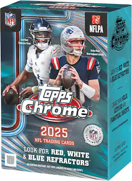 2025 Topps Chrome Football Value Blaster Box