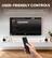 USER-FRIENDLY CONTROLS
Control the speaker effortlessly using the 2.4 GHz omni-directional remote or the onboard control knob.