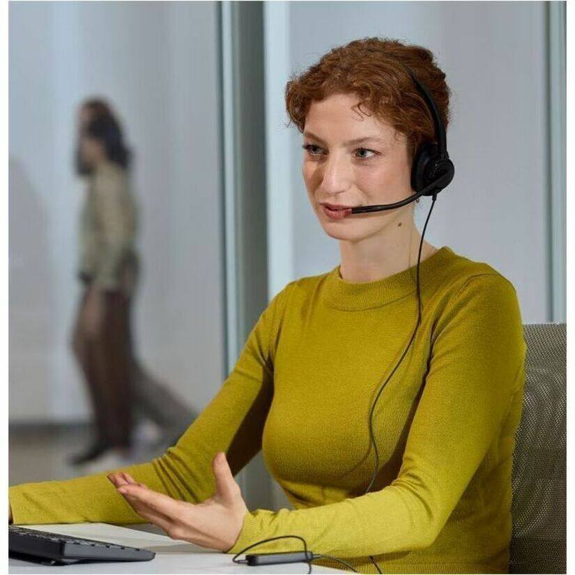 Alt View 8. Poly - Poly Mission 415 Monaural USB Wired Headset Classic - Microsoft Teams Certification - Mono - USB, USB Type A, USB Type C - Black.