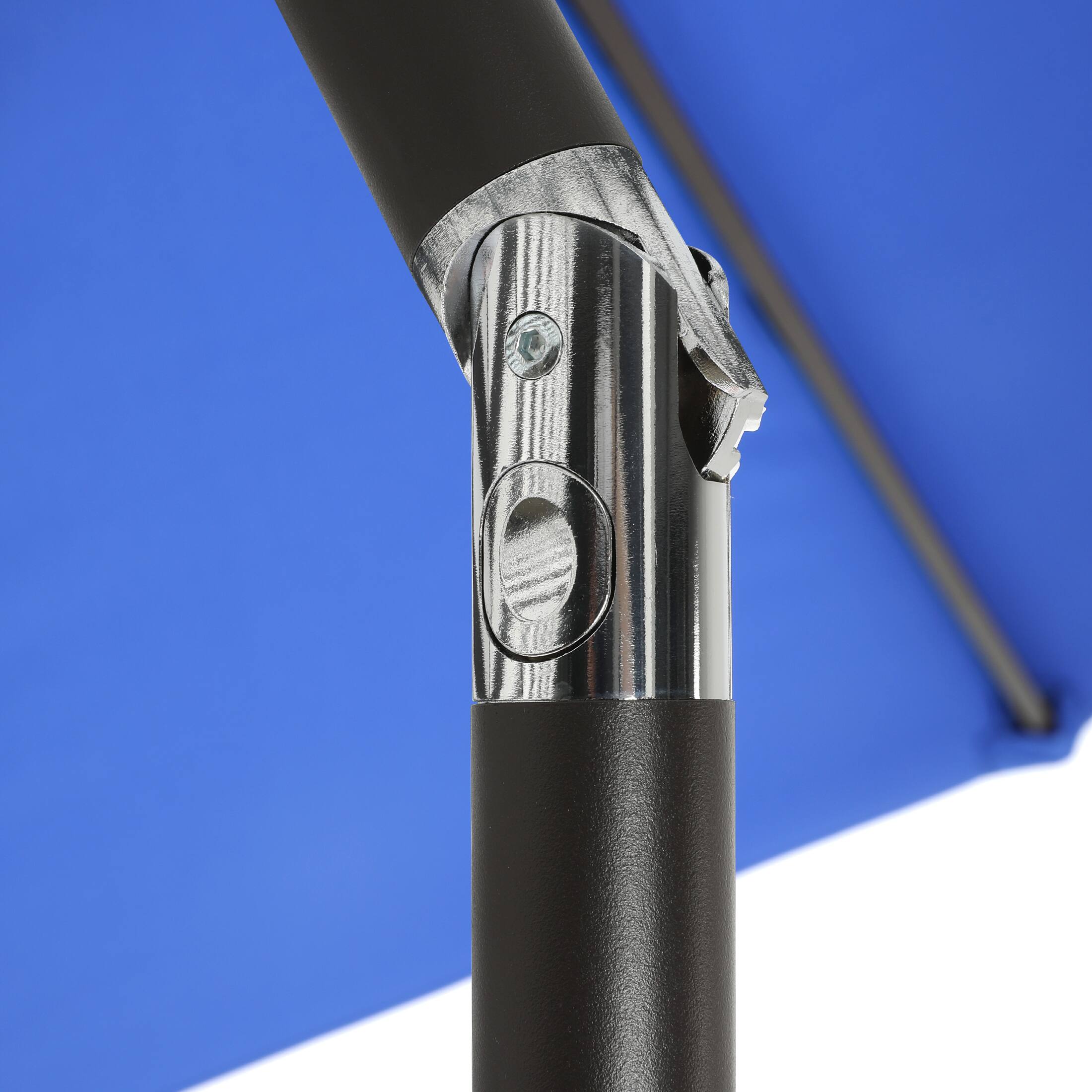 Alt View 4. WestinTrends - WestinTrends Paolo 9 ft. Patio Table Umbrella with tilt and crank features - Royal Blue.