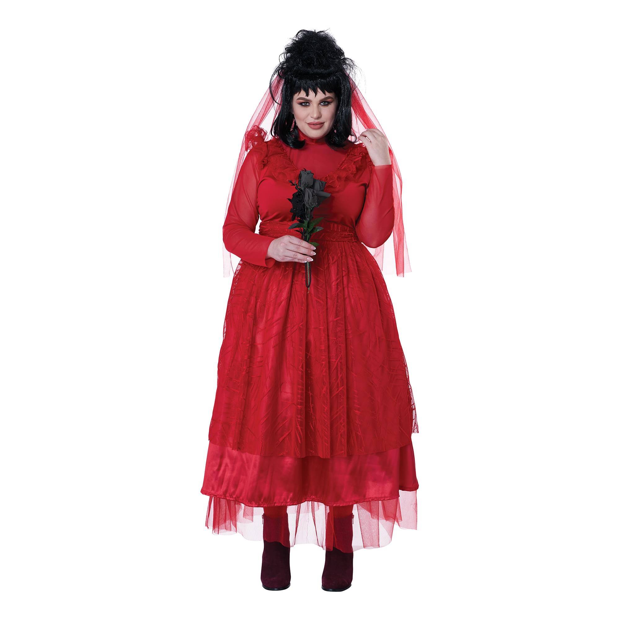 California Costumes - Bride From Hell! Adult Plus Costume | 2XL - Red price history on PriceWatchPro