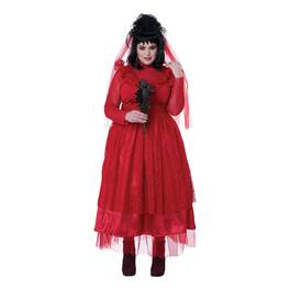 California Costumes - Bride From Hell! Adult Plus Costume | 2XL - Red