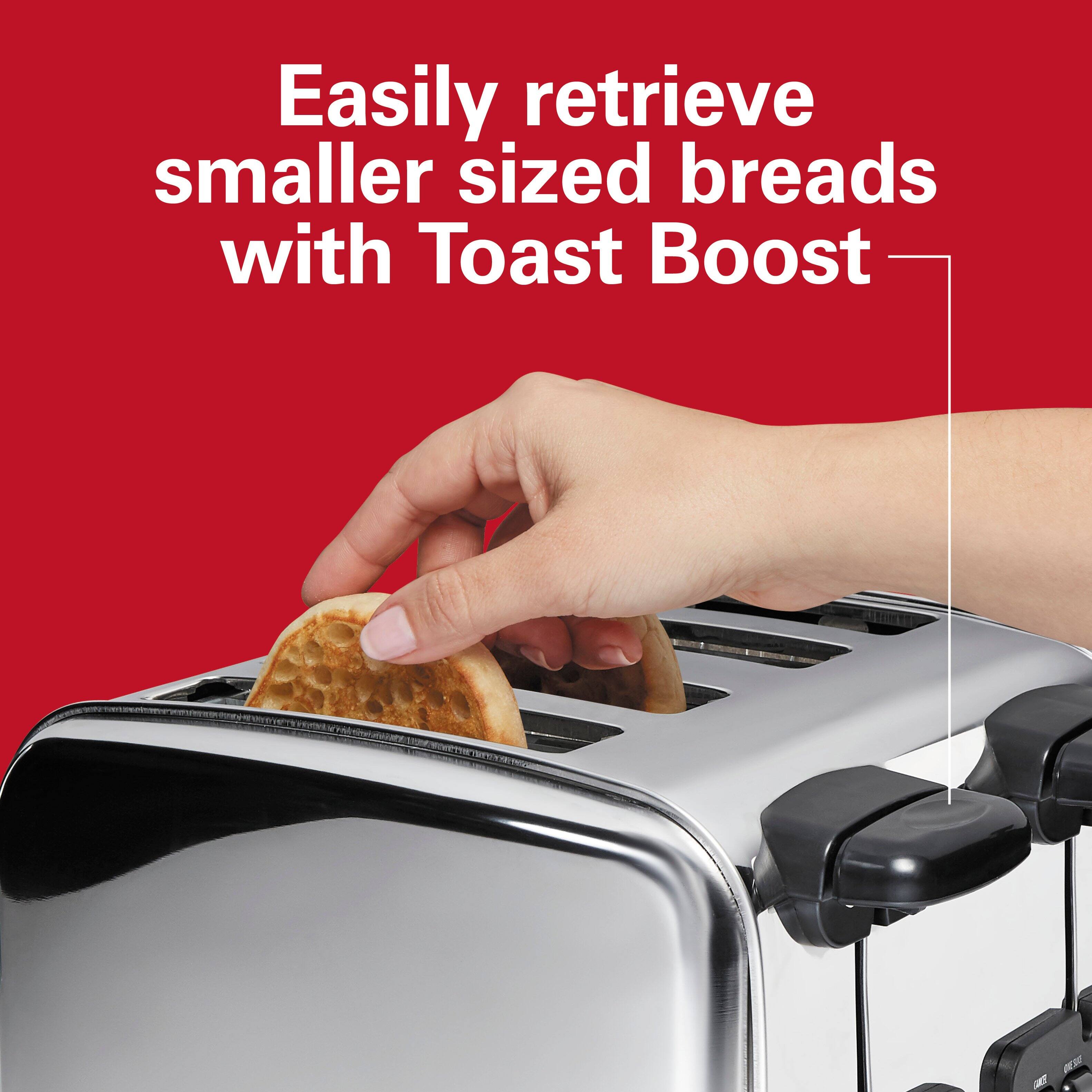 Easily retrieve smaller sized breads with Toast Boost