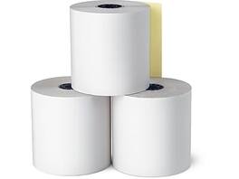Staples - Carbonless Paper Rolls, 2-Ply, 2 3/4" x 85', 10/Pack - White/Canary