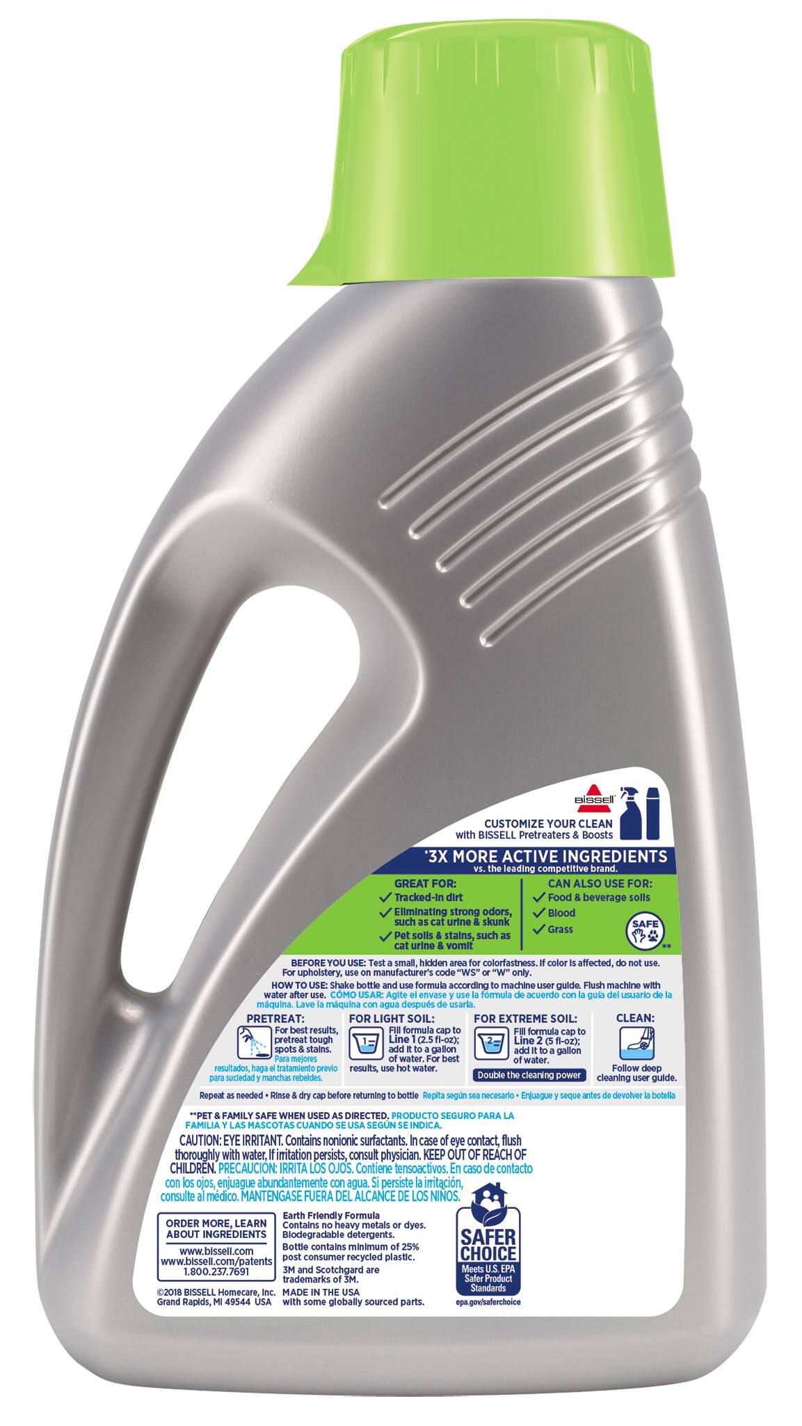 BISSELL PET PRO OXY Urine Eliminator FormulaUpright Carpet Cleaners