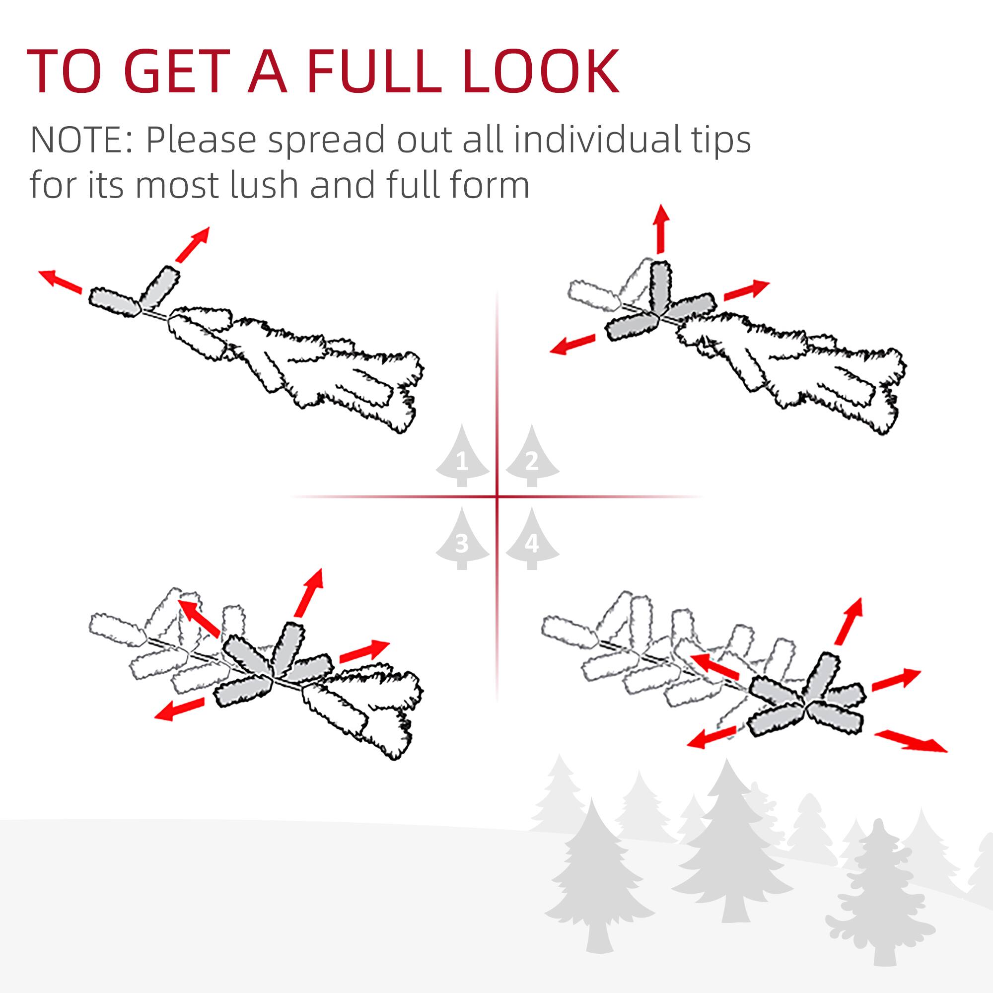 To get a full look, note: Please spread out all individual tips for its most lush and full form.

1. Spread out the tips.
2. Spread out the tips.
3. Spread out the tips.
4. Spread out the tips.