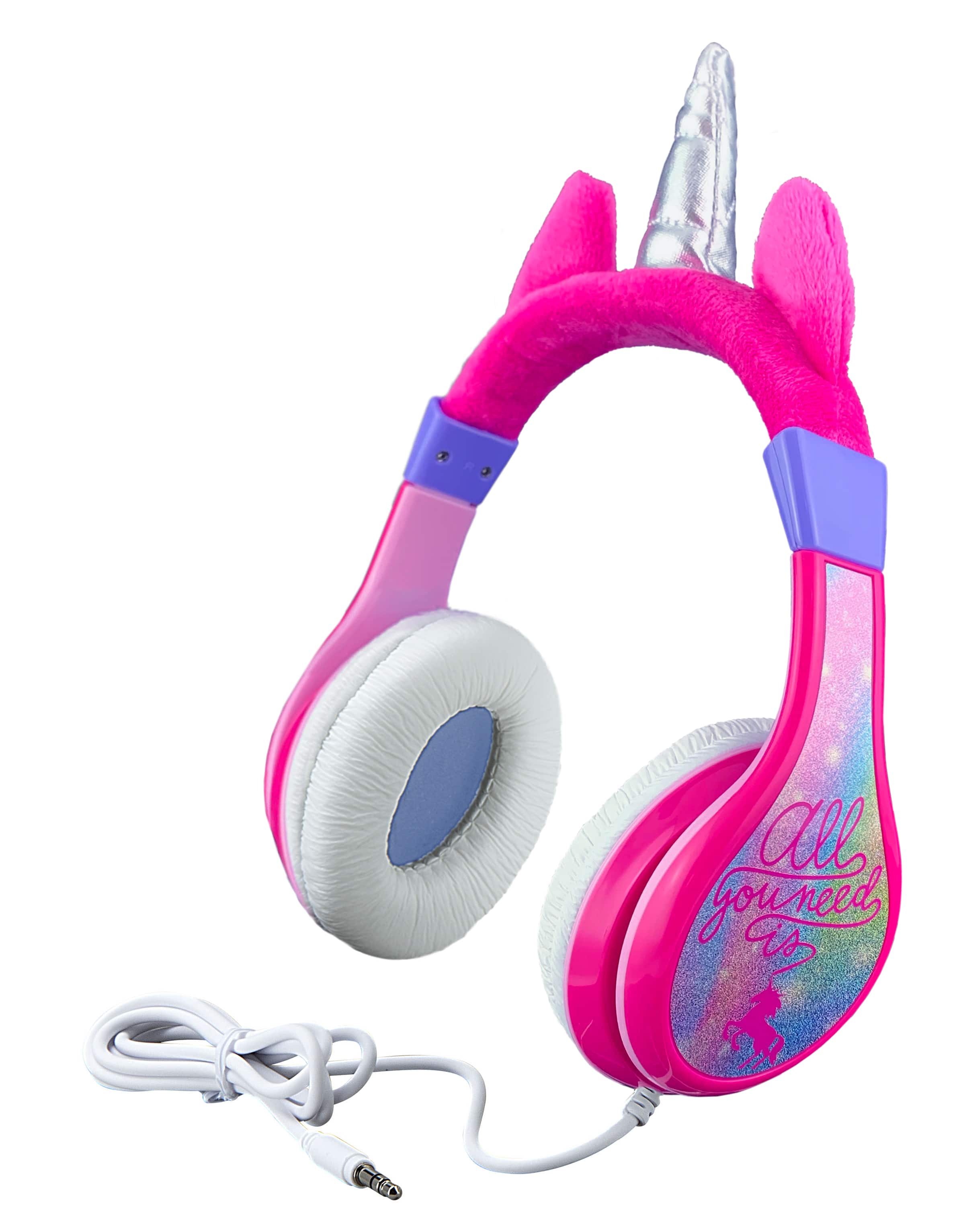 HYDEE KID’S eKids Unicorn Wired Headphones for Kids, Children's