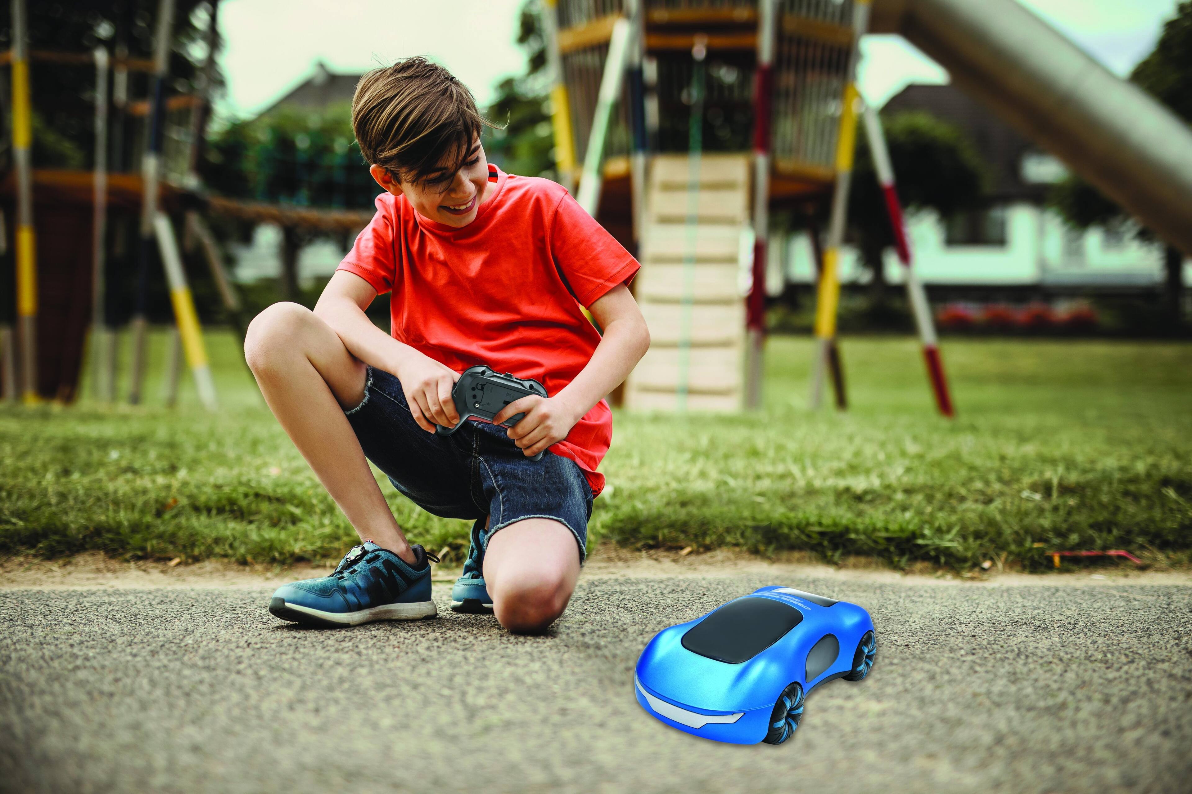 Alt View 8. Lexibook - Crosslander Phantom Rechargeable RC Car with Lights & Sounds.