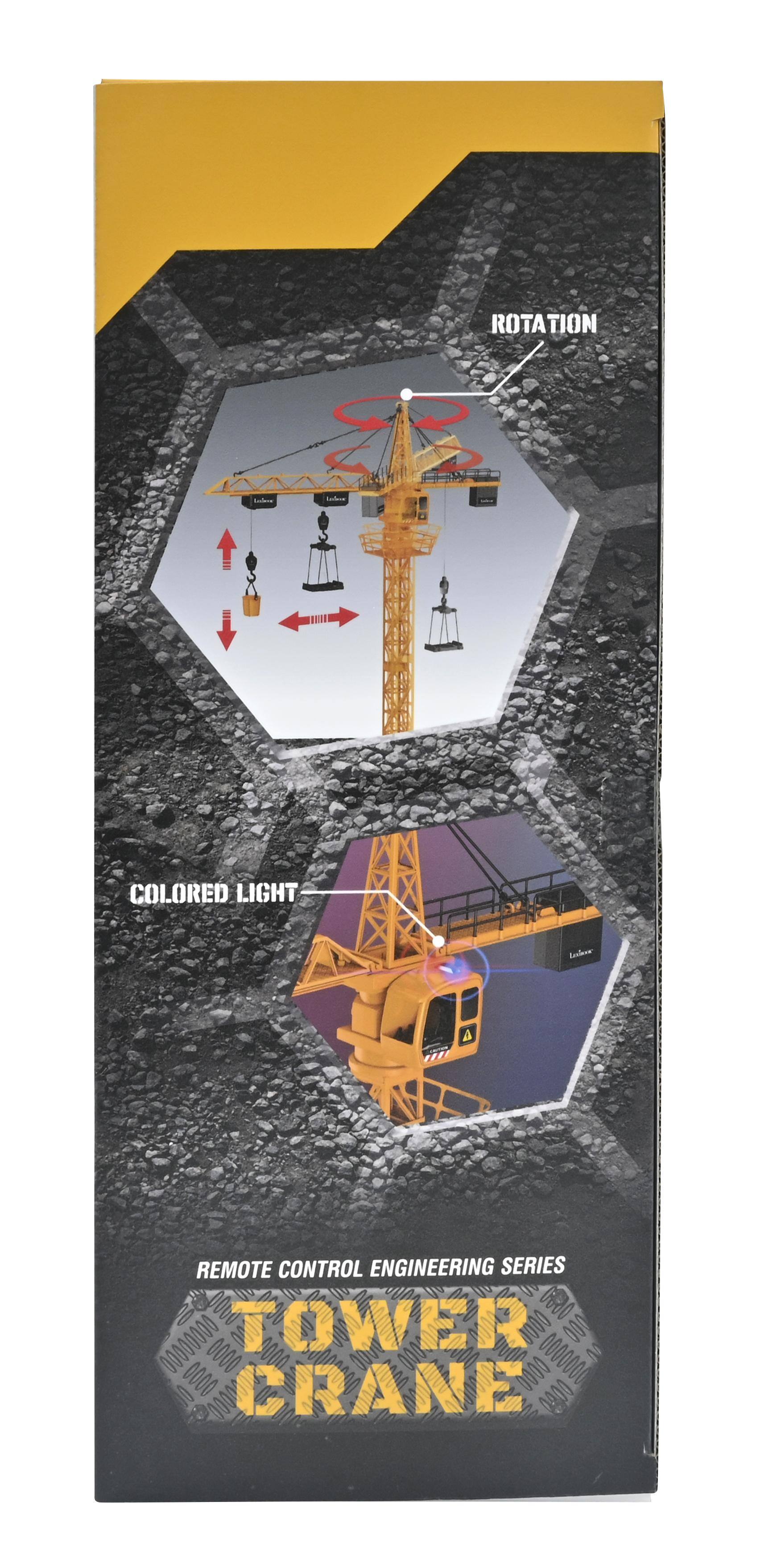 ROTATION  
COLORED LIGHT  
REMOTE CONTROL ENGINEERING SERIES  
TOWER CRANE